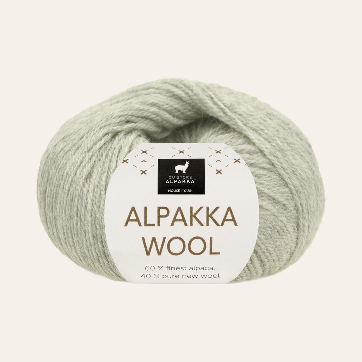 Alpakka Wool 577 Antikkgrå melert